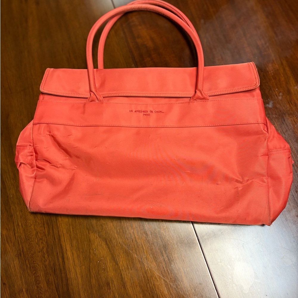 Un Après-Midi De Chien Paris Coral Tote Bag – French Boutique